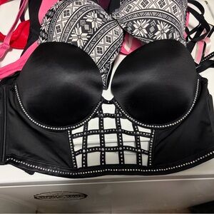 Black bustier Victoria secrets
